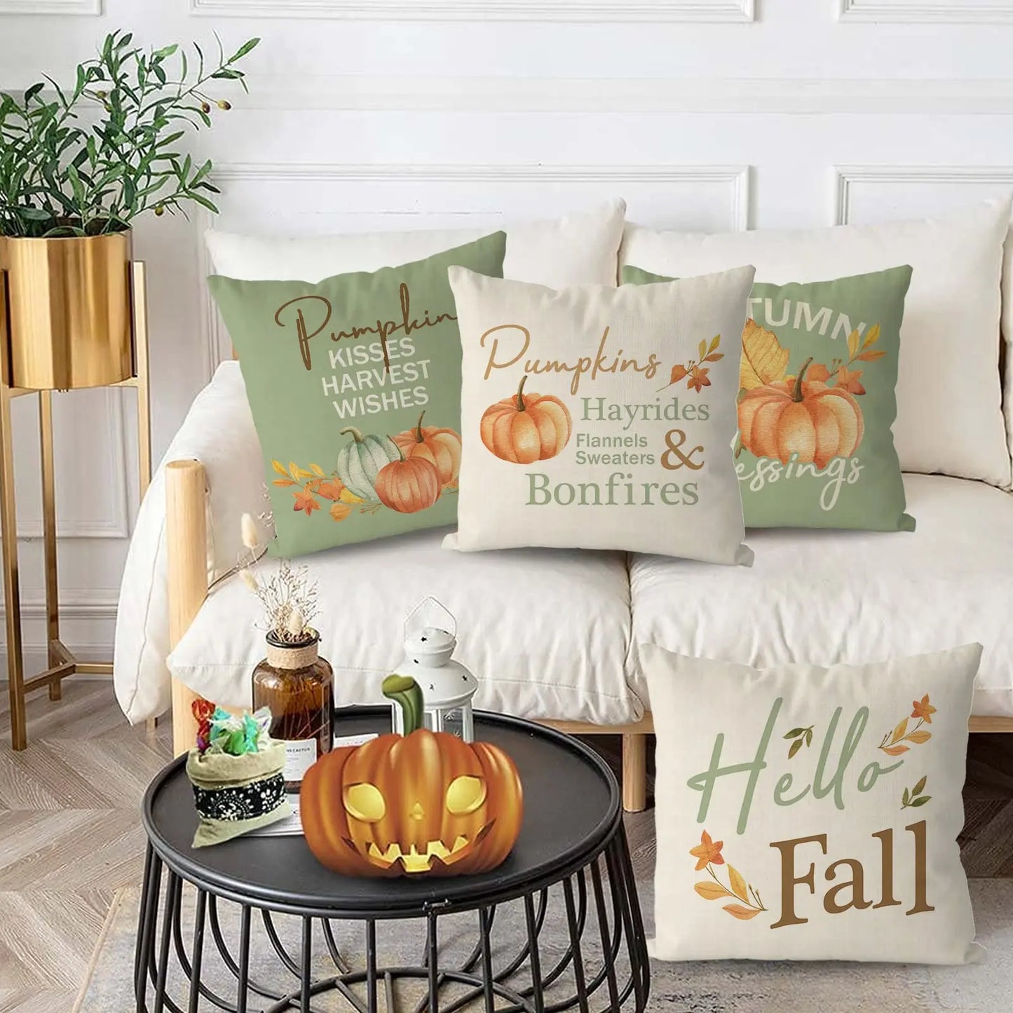 Decorative Thanksgiving Pillow Case