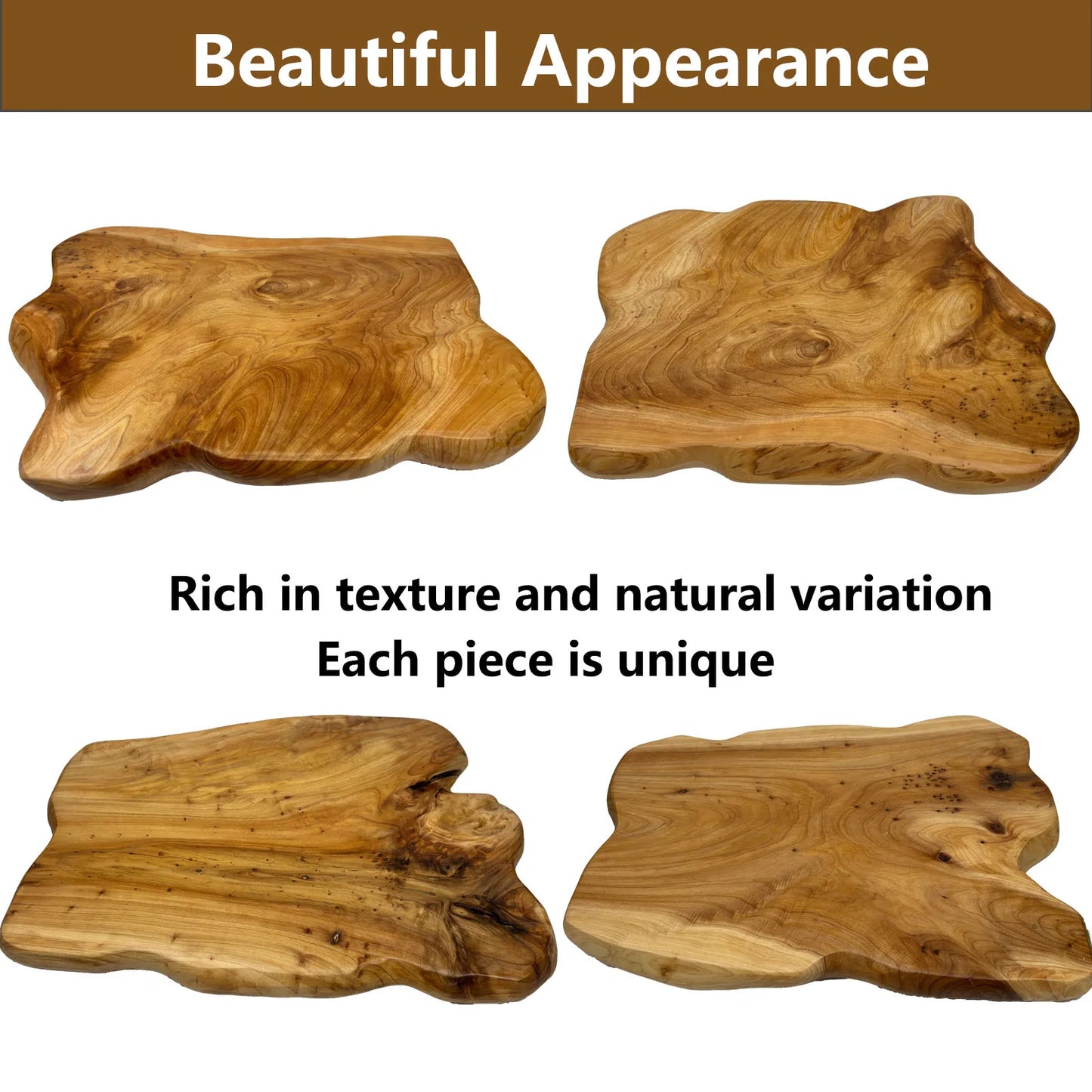 Natural Edge Nightstand