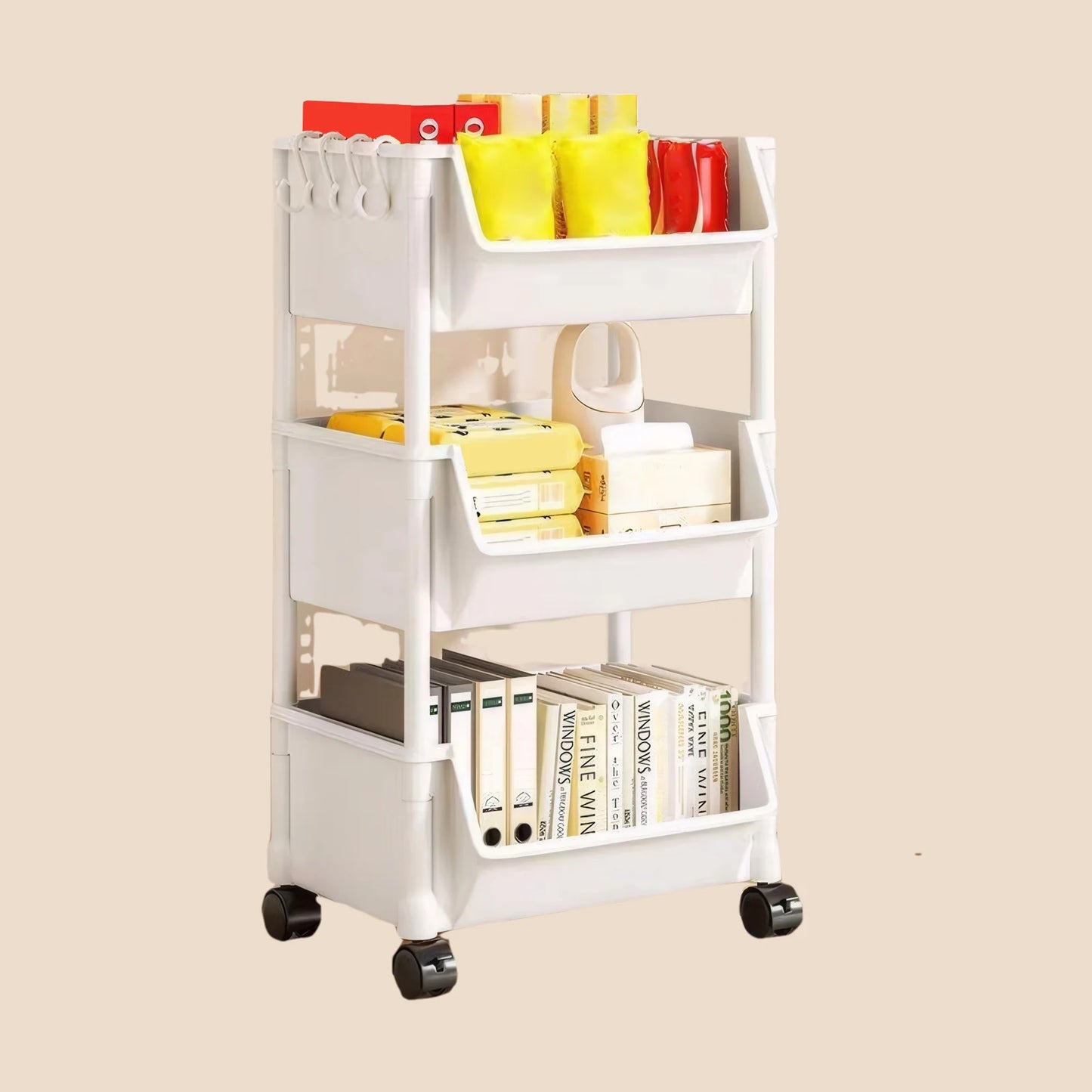 8 Different Type Shelving with Wheels