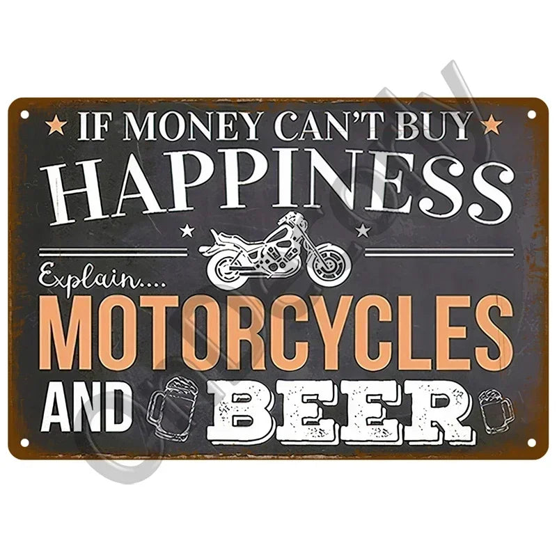 Retro Alcohol Brand Signs