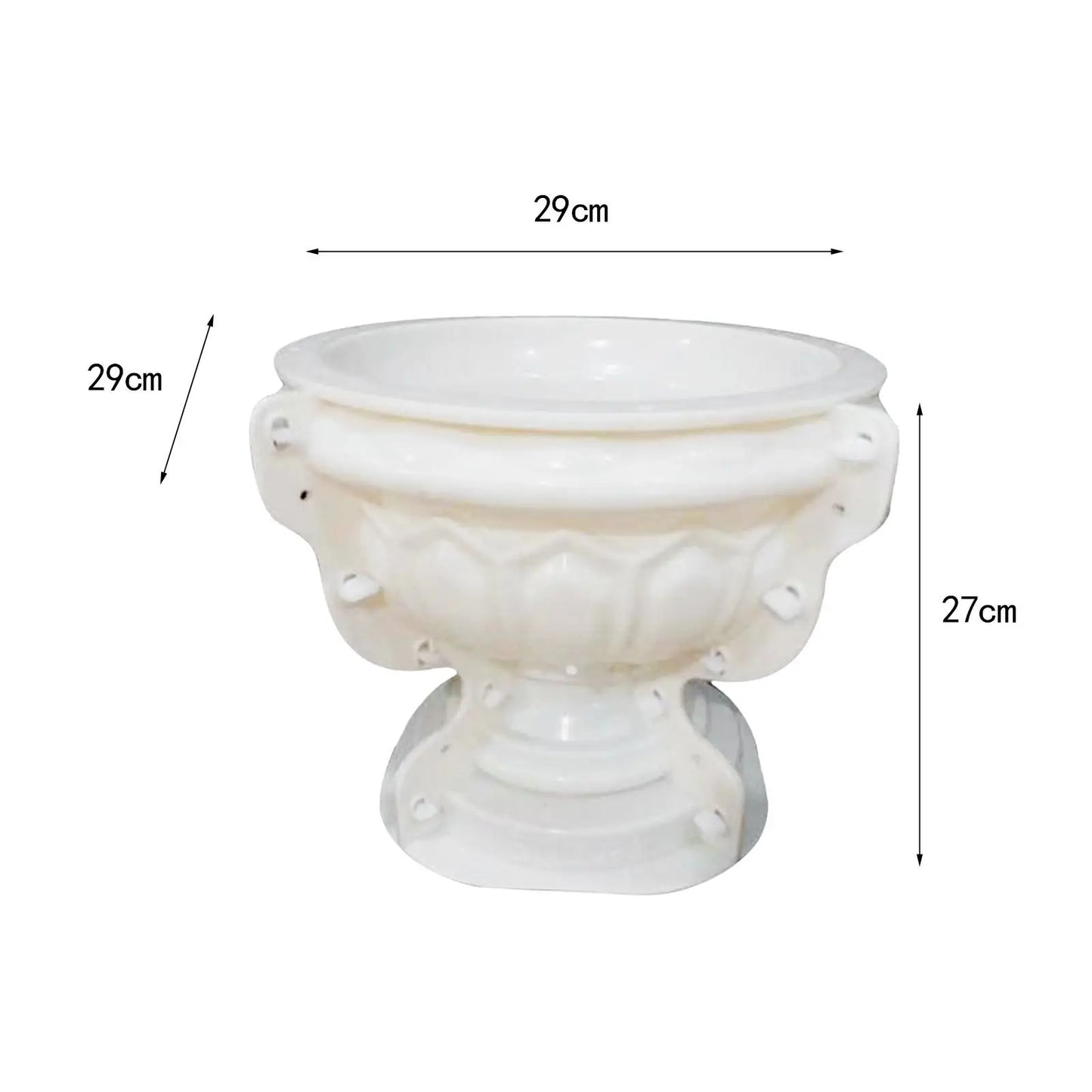 European Flowerpot Mold Plaster