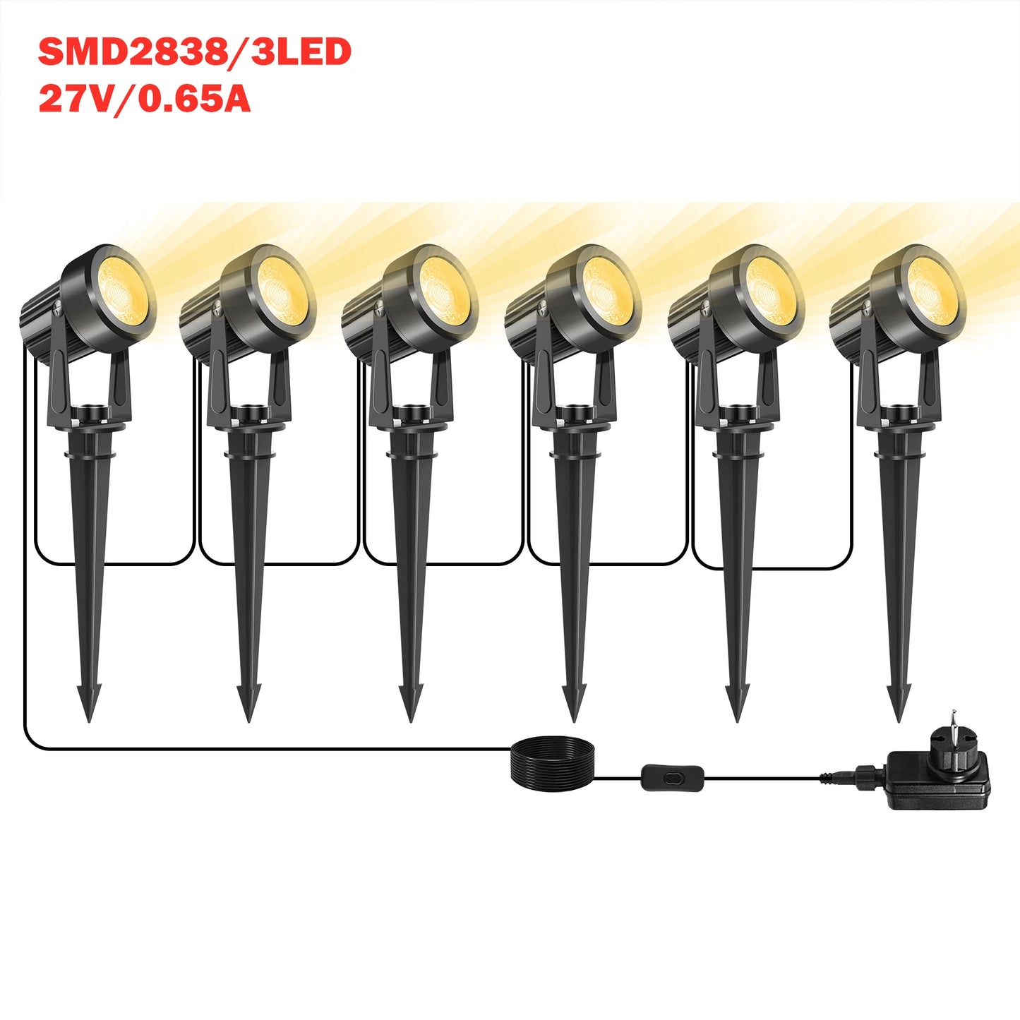 2/4/6/8/10 Landscape Lighting