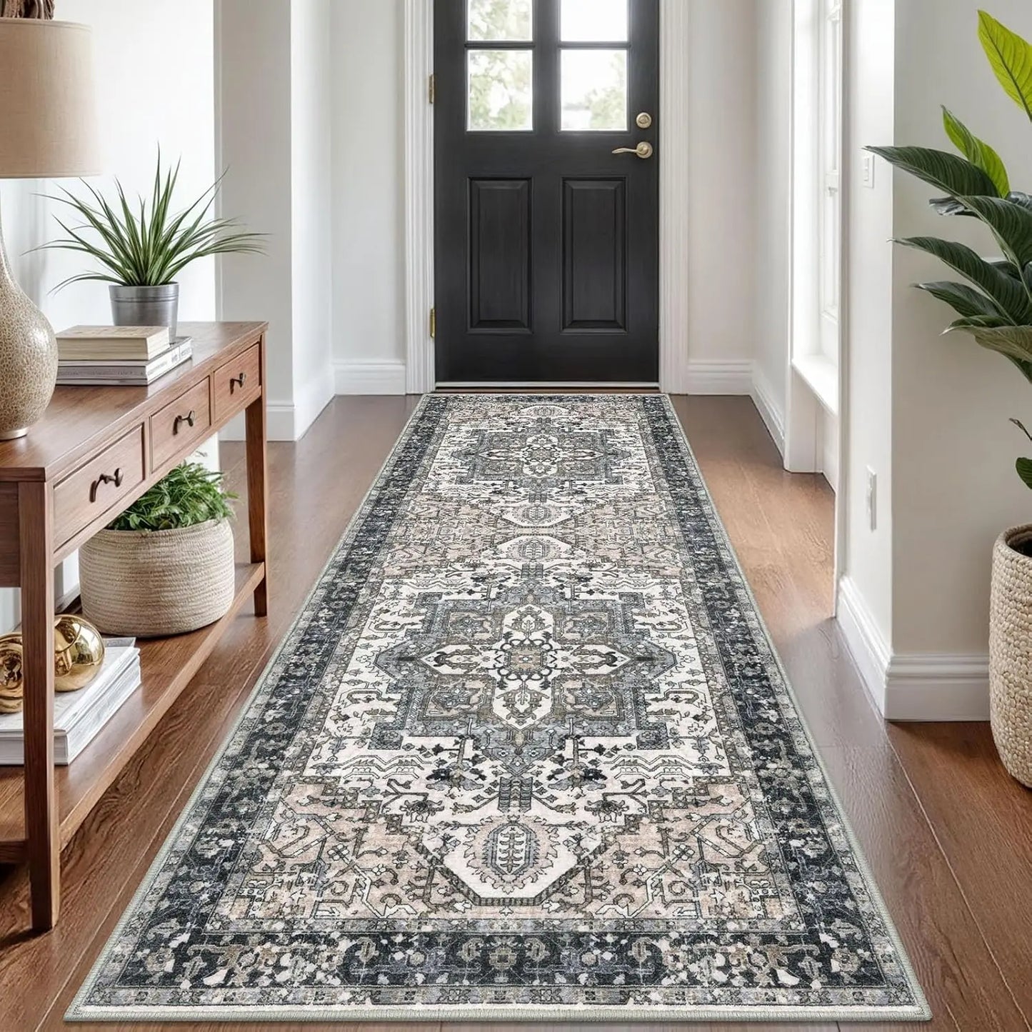 Vintage Persian Runner Rug,