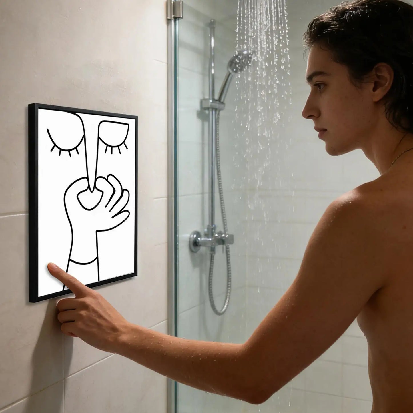 Humorous Toilet Wall Decor