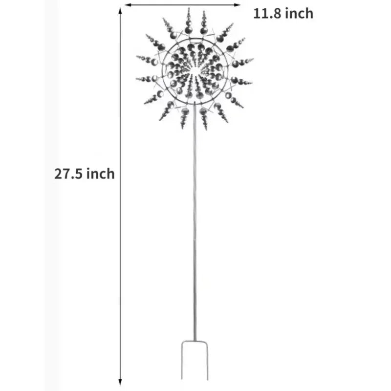Outdoor Metal Windmill