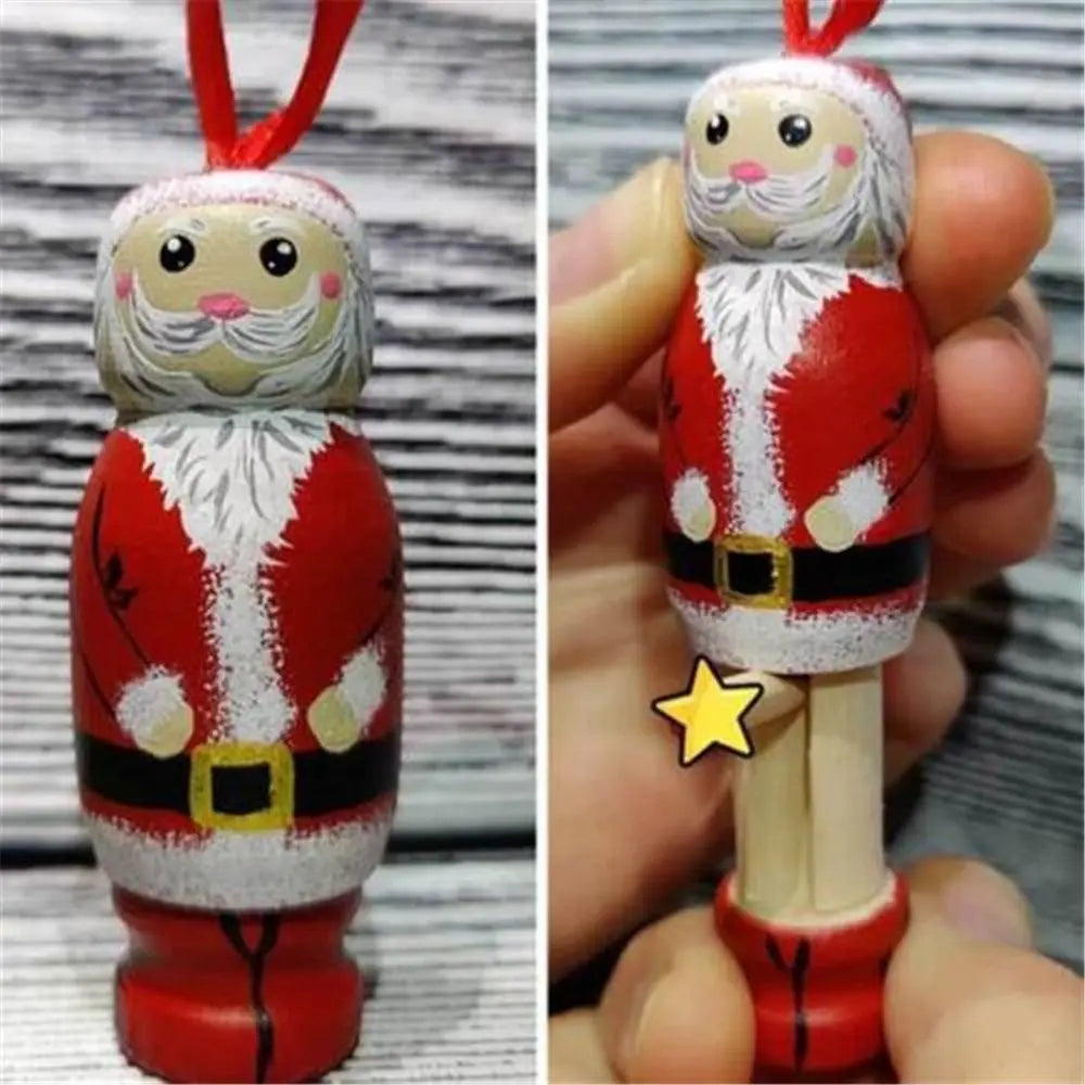 Funny Santa Christmas Tree Ornament