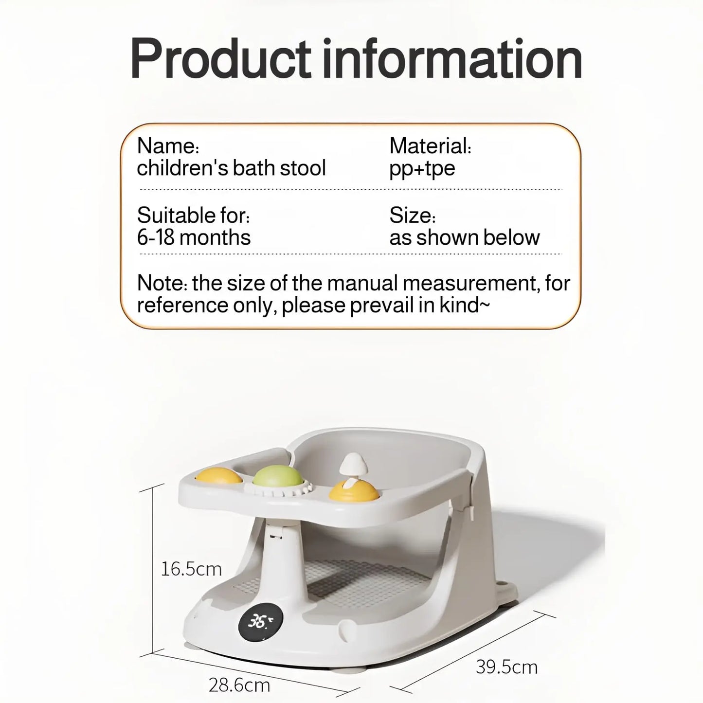 Baby Bath Seat for Babies 6 Months & Up in Tiny Dream Collection