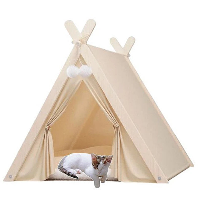 Pet Tent House Foldable and Portable for Small Pets