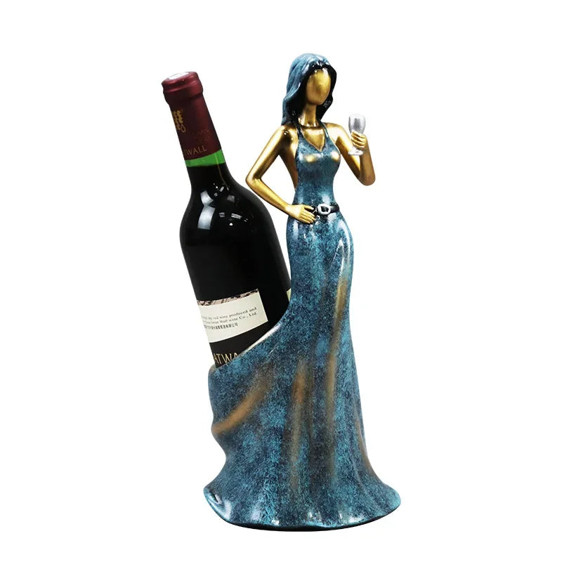 Red Wine Rack Home Decoration