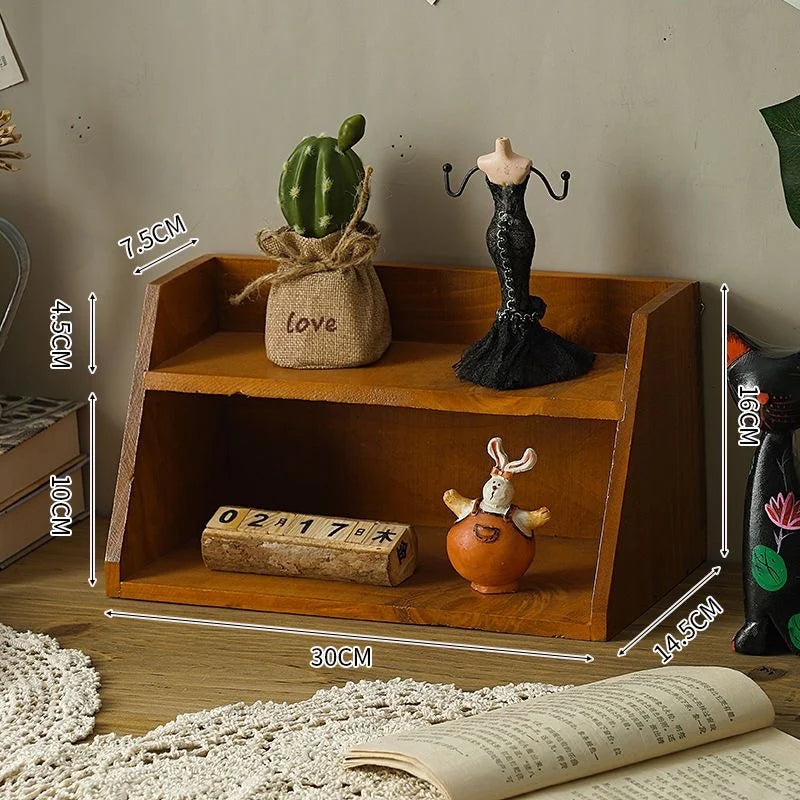 2 or 3 Tier Solid Wood Shelves