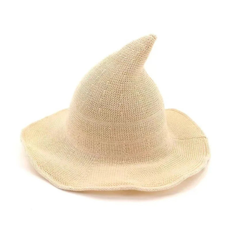 Halloween Vintage Wool Knit Witch's Hat