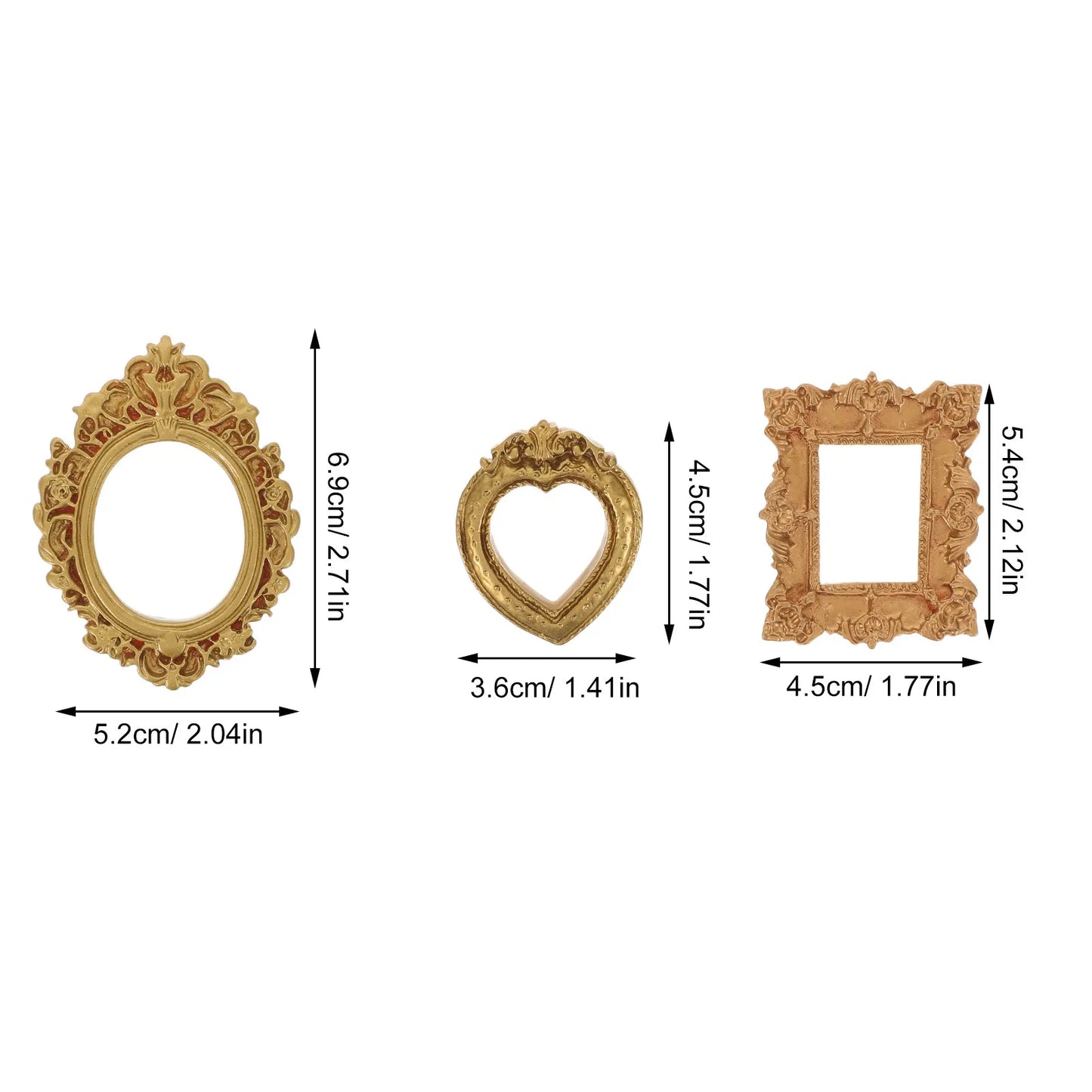 40 PCS Mini Photo Frames