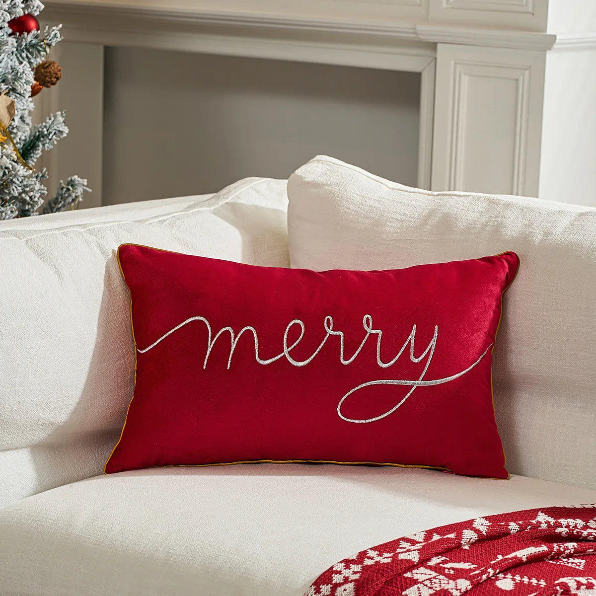 1PCS 30x50CM Christmas Pillow (Cover only)