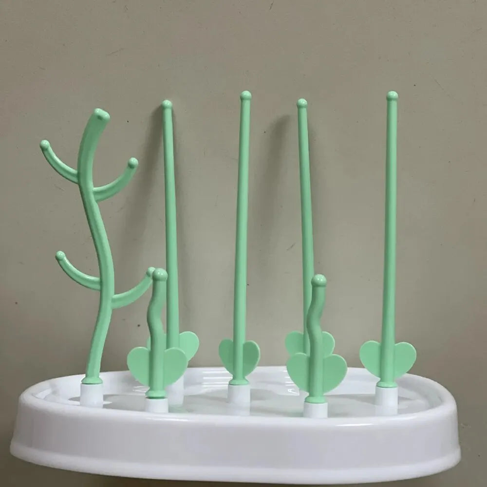 Tree-shaped Baby Bottle Drying Rack in Tiny Dream Collection