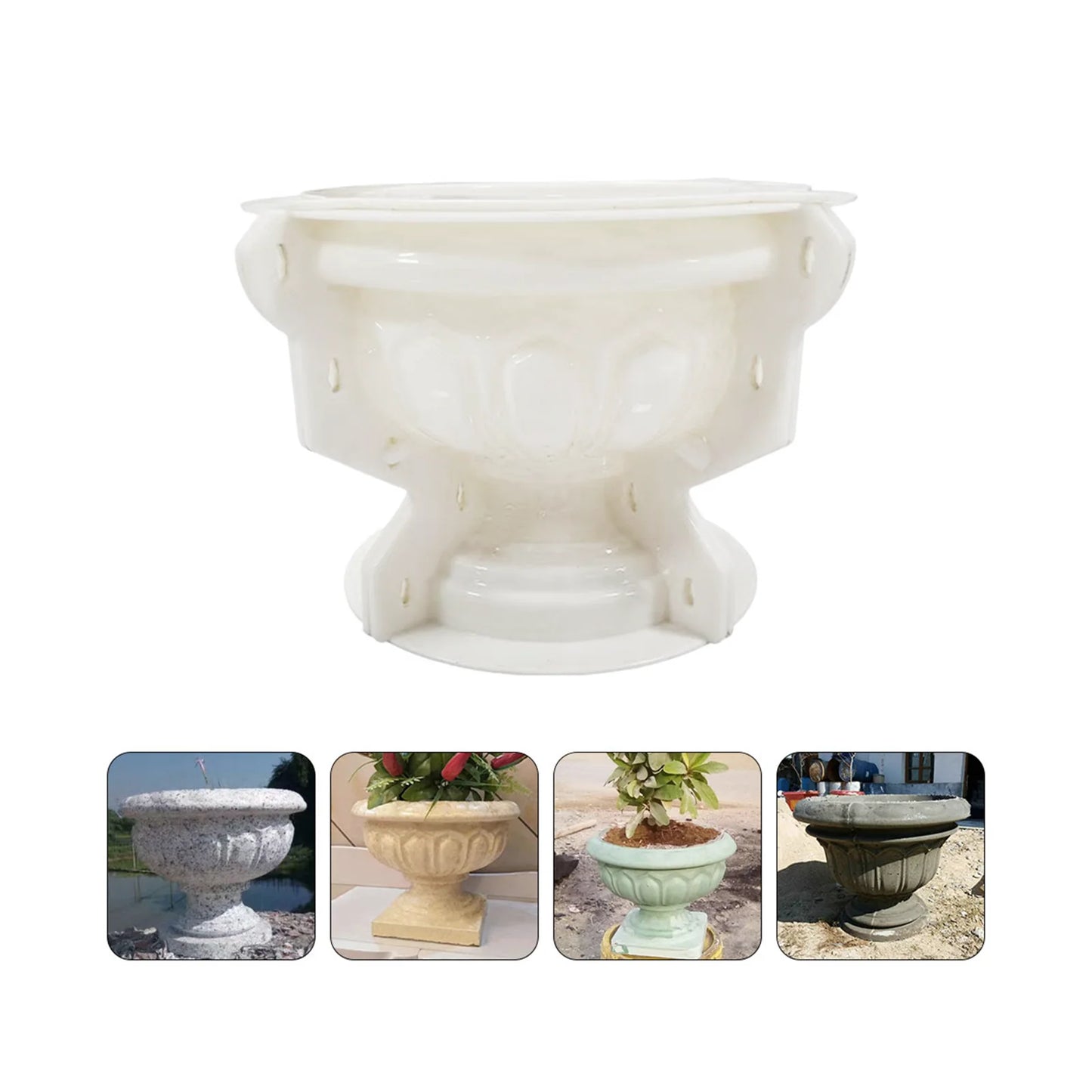 European Flowerpot Mold Plaster
