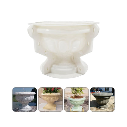 European Flowerpot Mold Plaster