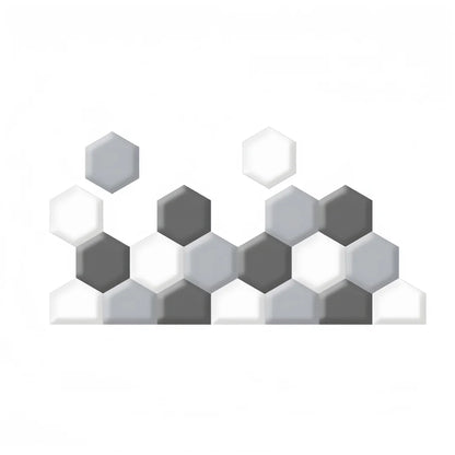 1PC Hexagon Adhesive Bed Headboard
