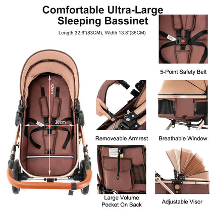 Baby Stroller Combo Car Seat for Tiny Dream Collection