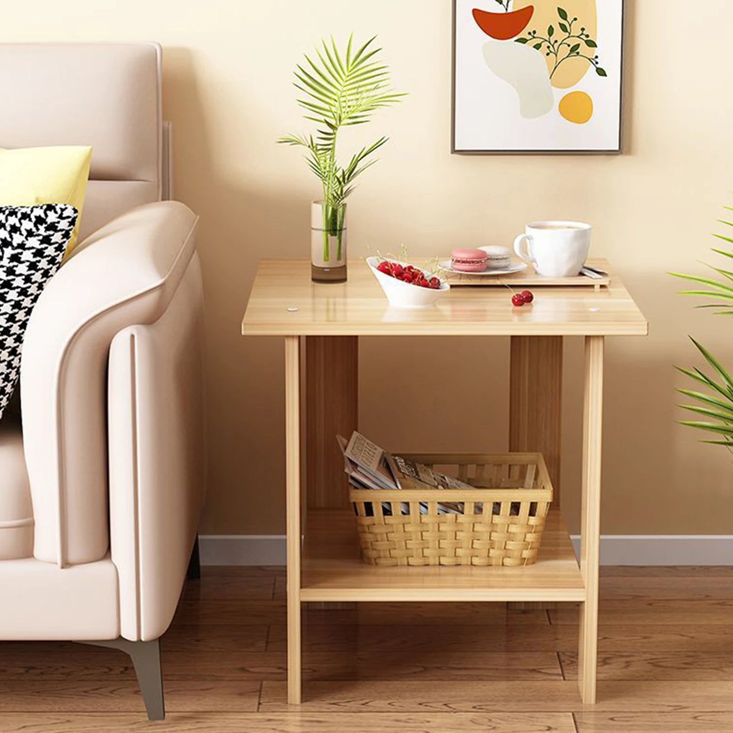 Wooden End Table