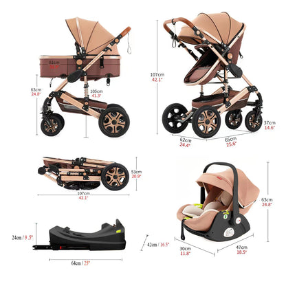 Baby Stroller Combo Car Seat for Tiny Dream Collection