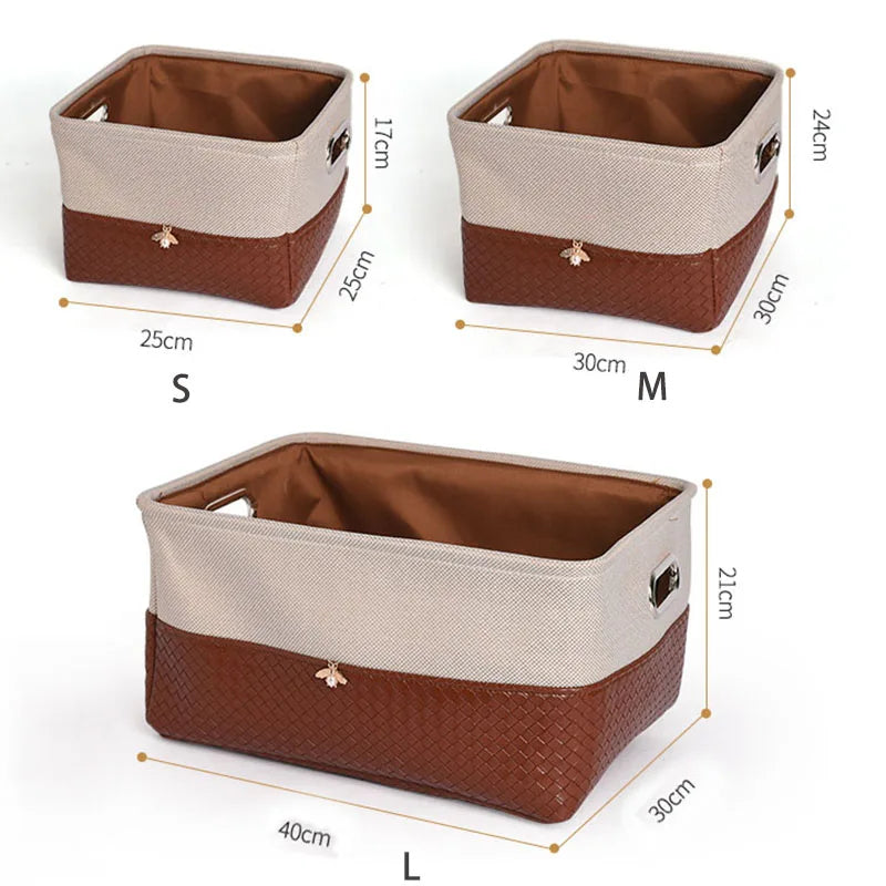 Foldable Storage Basket Organizer