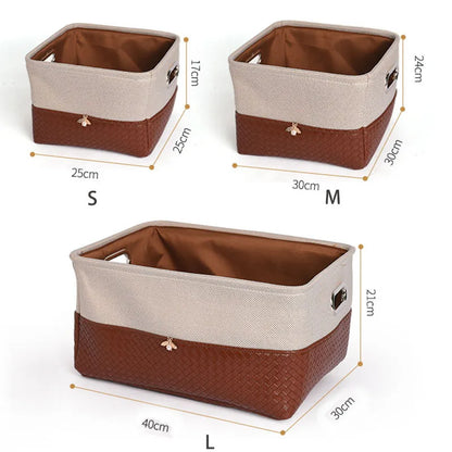 Foldable Storage Basket Organizer