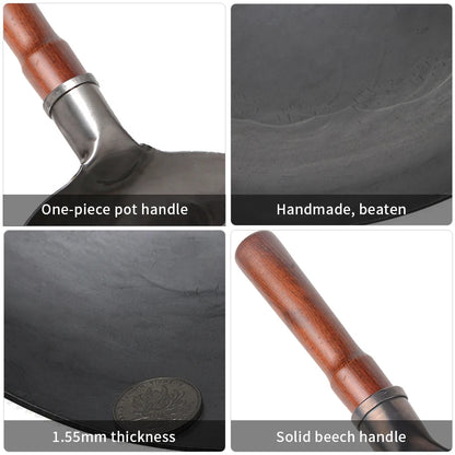 Hand Hammered Wok