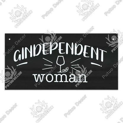 Decor-Wooden Wine Signs