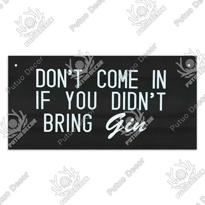 Decor-Wooden Wine Signs
