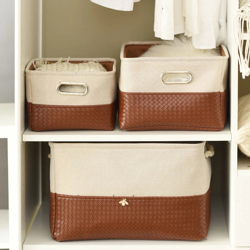 Foldable Storage Basket Organizer