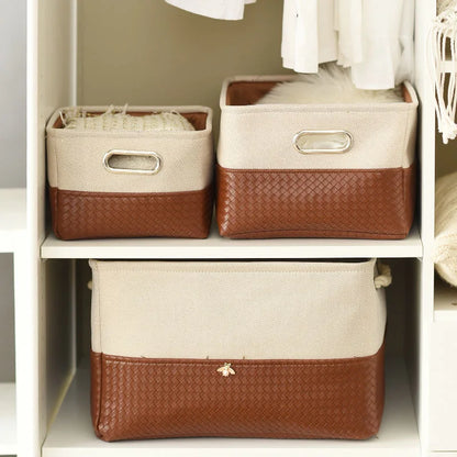 Foldable Storage Basket Organizer