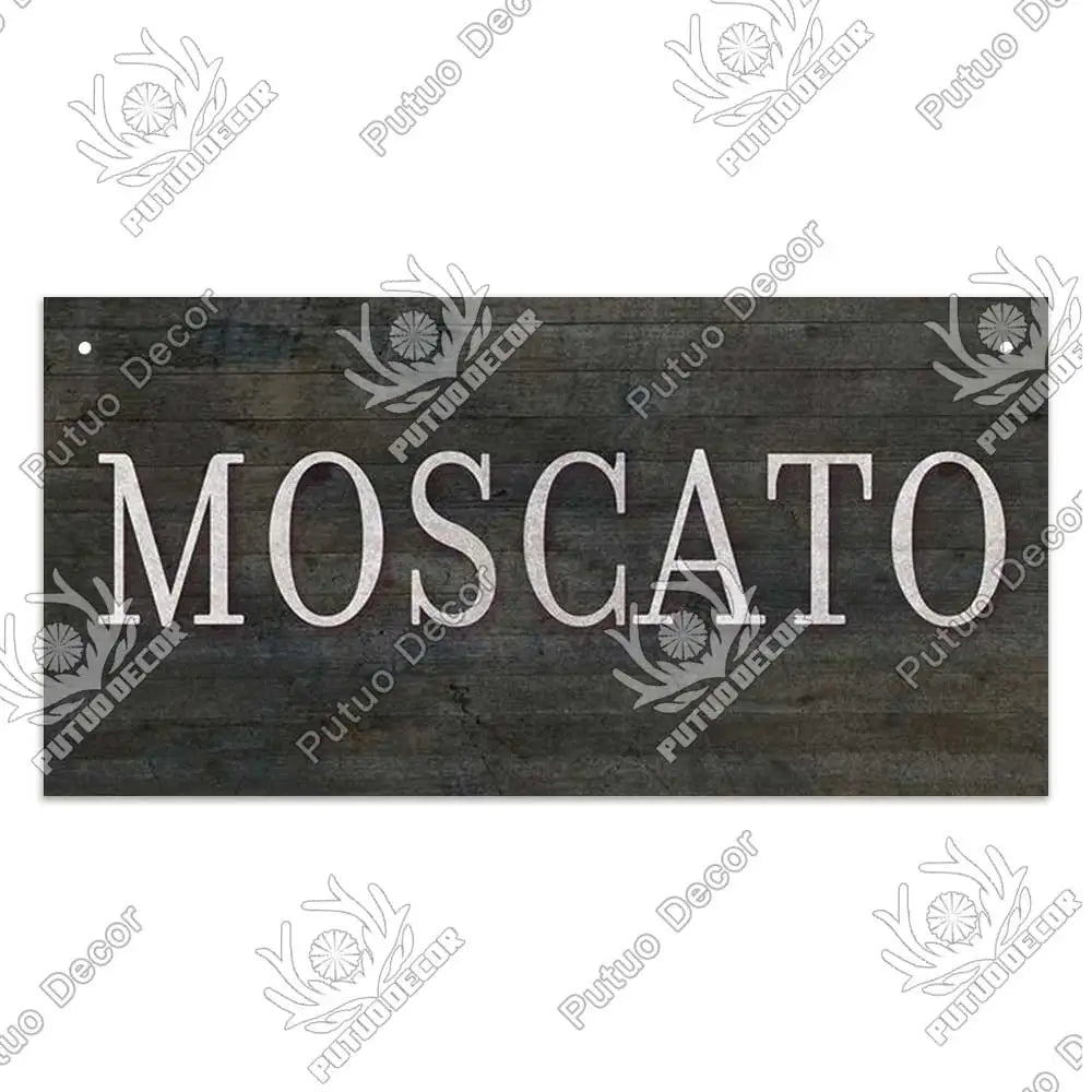 Decor-Wooden Wine Signs