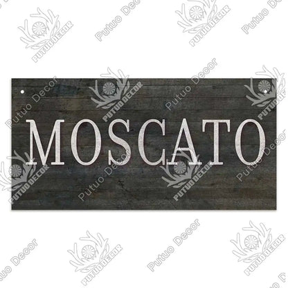 Decor-Wooden Wine Signs