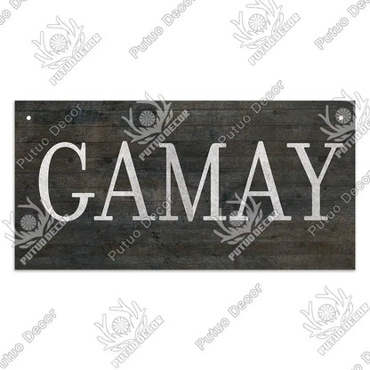 Decor-Wooden Wine Signs
