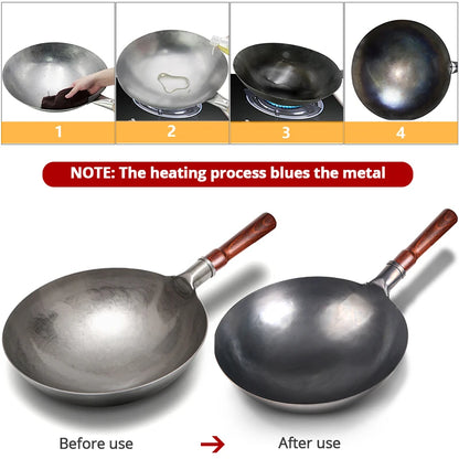 Hand Hammered Wok