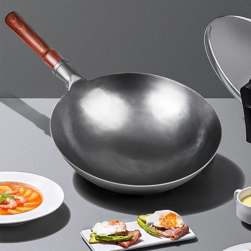 Hand Hammered Wok
