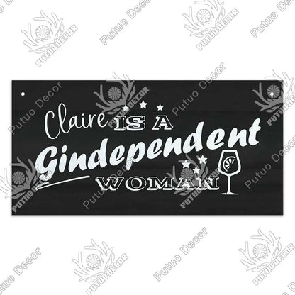 Decor-Wooden Wine Signs