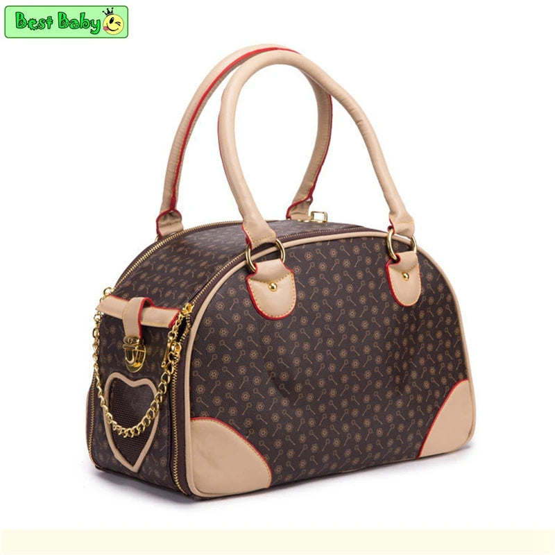 Luxury Pet Transportation Tote Bags For Small Dogs