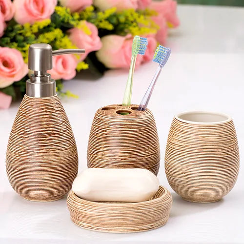 Bathroom Soap Dispenser Set