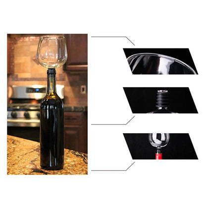 Wine Bottle Glass Topper