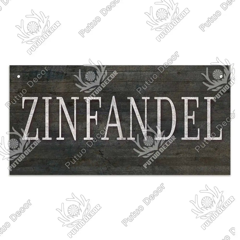 Decor-Wooden Wine Signs