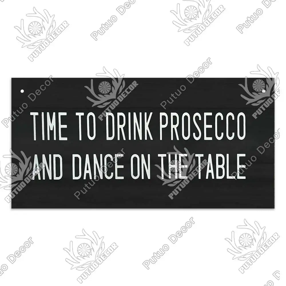 Decor-Wooden Wine Signs