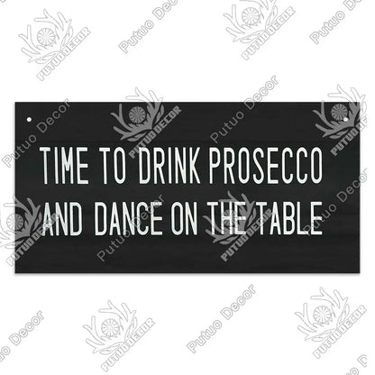 Decor-Wooden Wine Signs