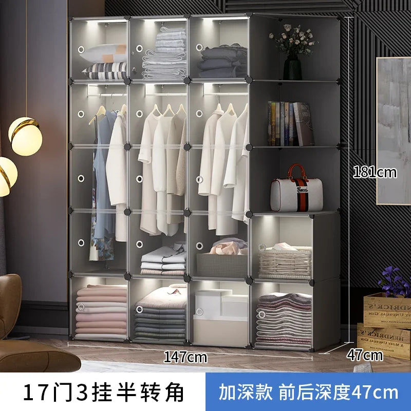 Space Saving Modular Closet Small Shelves