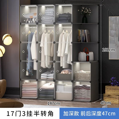 Space Saving Modular Closet Small Shelves