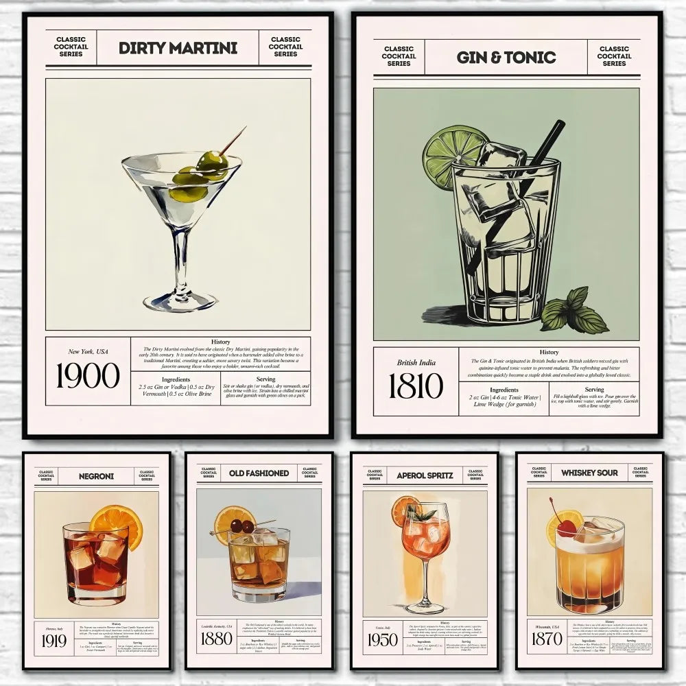 Cool Cocktail Wine Art
