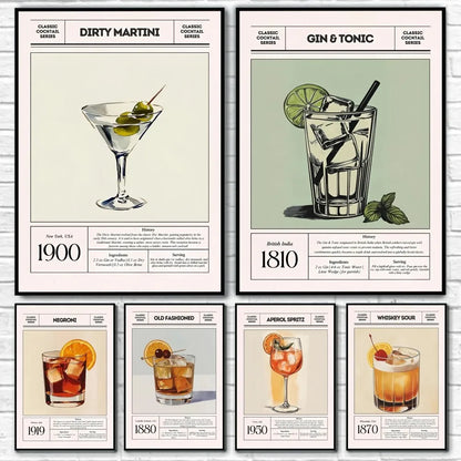 Cool Cocktail Wine Art