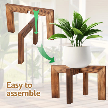 Indoor Wooden Plant Stand