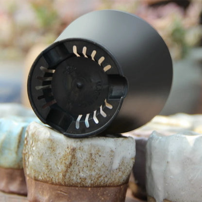 10 Pcs Black Round Flower Pots