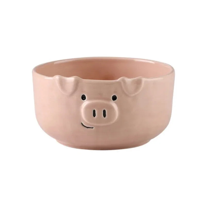 Creative Cute Pink Pig Dishes